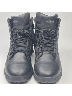 Men Interceptor Side Zip Tactical Black Boots Sz. 13 Gently Worn